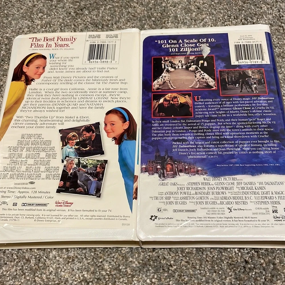 Disney VHS Tapes